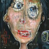 “Blackboard Face” Portrait