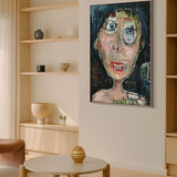 “Blackboard Face” Portrait