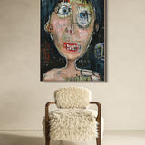 “Blackboard Face” Portrait