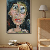 “Blackboard Face” Portrait