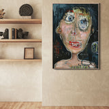 “Blackboard Face” Portrait