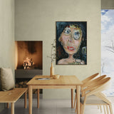 “Blackboard Face” Portrait