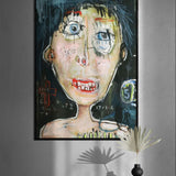 “Blackboard Face” Portrait