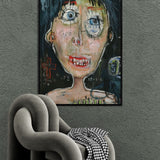 “Blackboard Face” Portrait