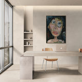 “Blackboard Face” Portrait