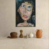 “Blackboard Face” Portrait