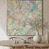 “Entwined in Pastel” Square