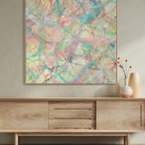 “Entwined in Pastel” Square
