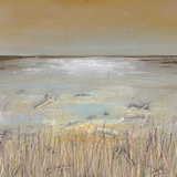 "Rainfall Over Quiet Waters"- Square