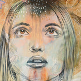 ”With Brave Wings She Flies" - Square