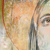 ”With Brave Wings She Flies" - Square