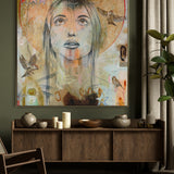 ”With Brave Wings She Flies" - Square