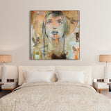 ”With Brave Wings She Flies" - Square