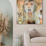 ”With Brave Wings She Flies" - Square