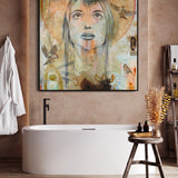 ”With Brave Wings She Flies" - Square