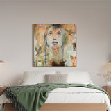 ”With Brave Wings She Flies" - Square