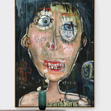 “Blackboard Face” Portrait