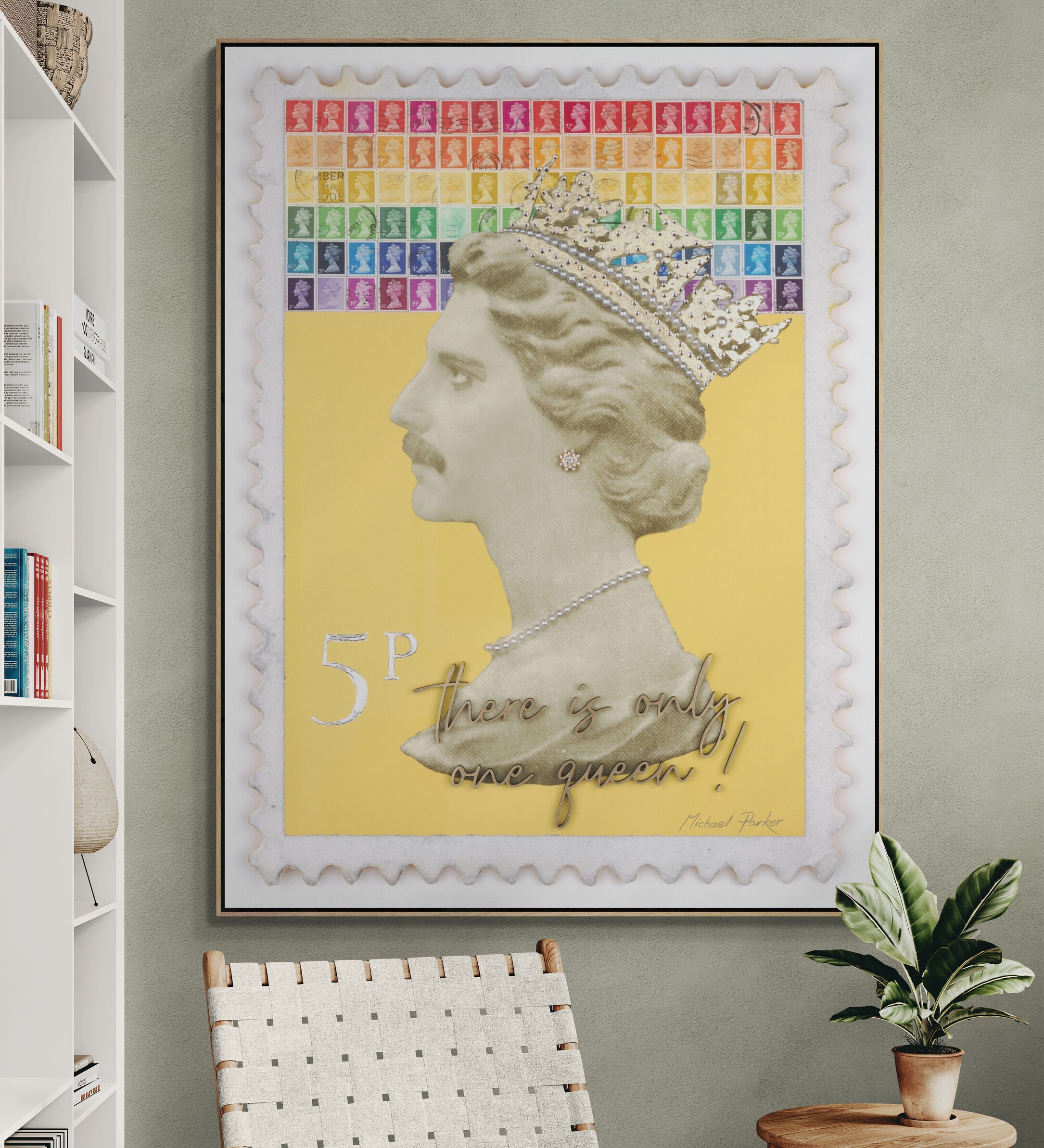 “Chillout , There’s Only One Queen”  Yellow