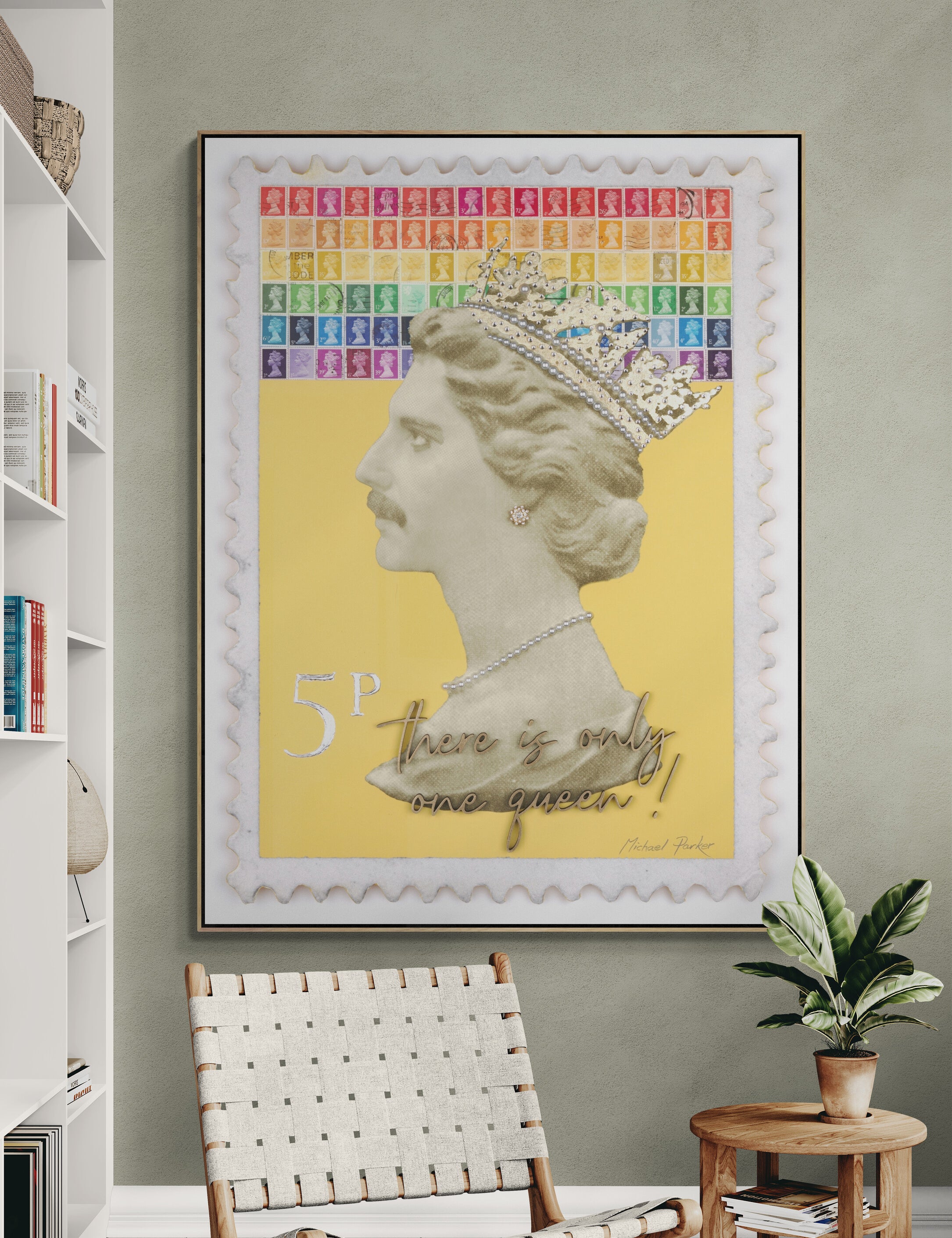 “Chillout , There’s Only One Queen”  Yellow