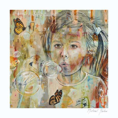 Dream Big - 330mm x 330mm - Open Ed. Print on Canvas - Michael Parker