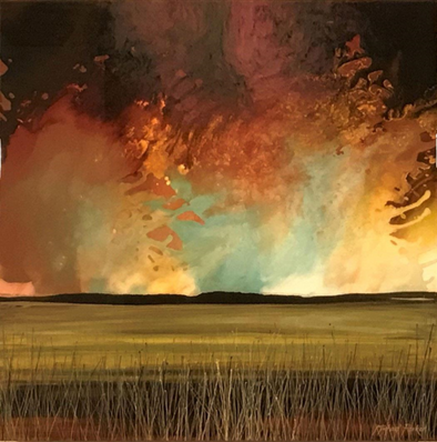 Nature Dreaming 820mm x 820mm Resin