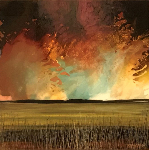 Nature Dreaming 820mm x 820mm Resin